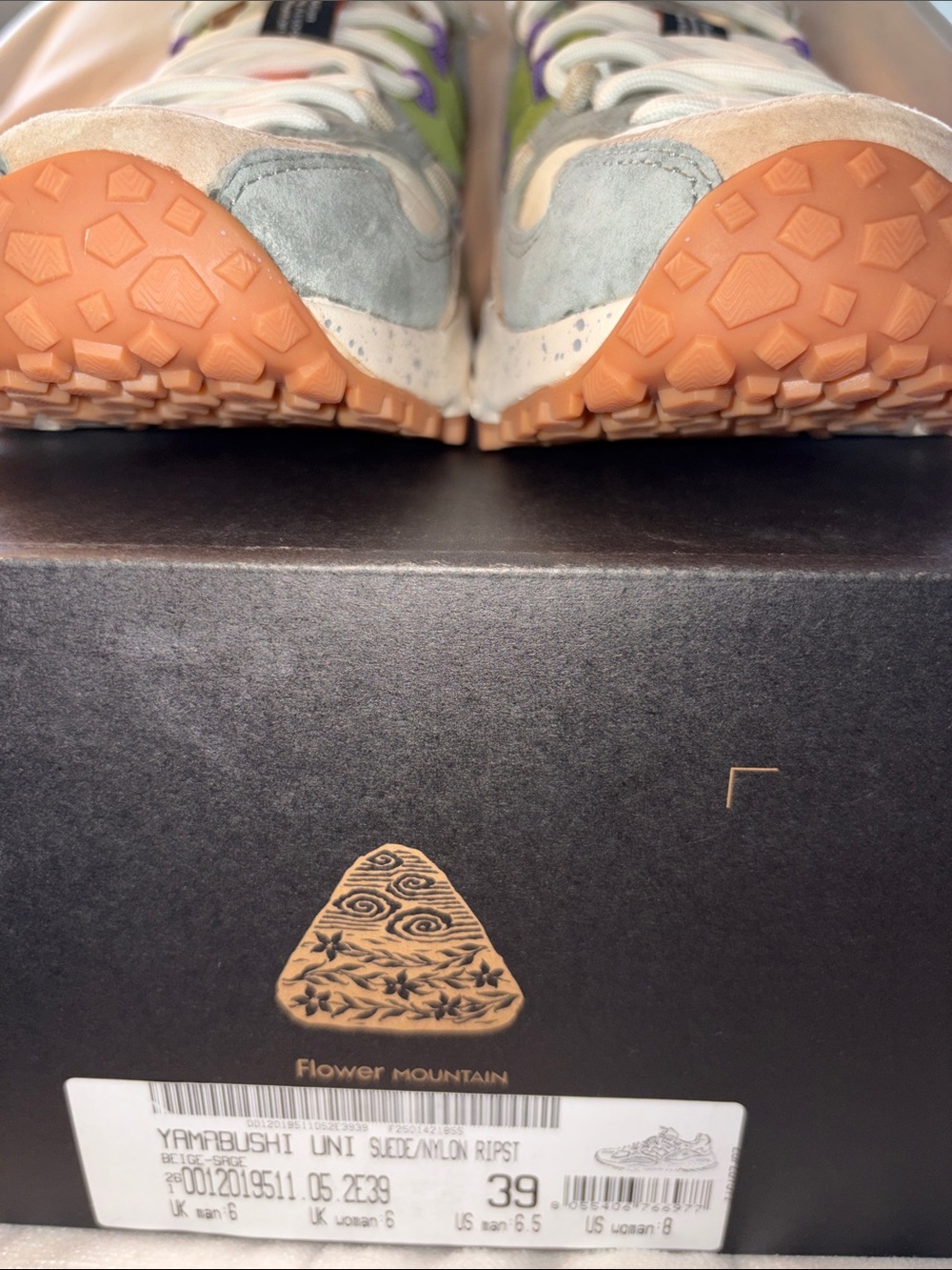 NWT Flower Mountain Yamabushi Sneaker in Beige - Sage - Picture 8 of 16